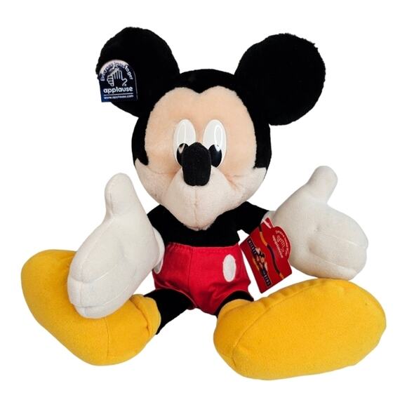 Disney Mickey Mouse For Kids Applause 15" Plush Stuffed Animal Toy W/Tag - Picture 5 of 7